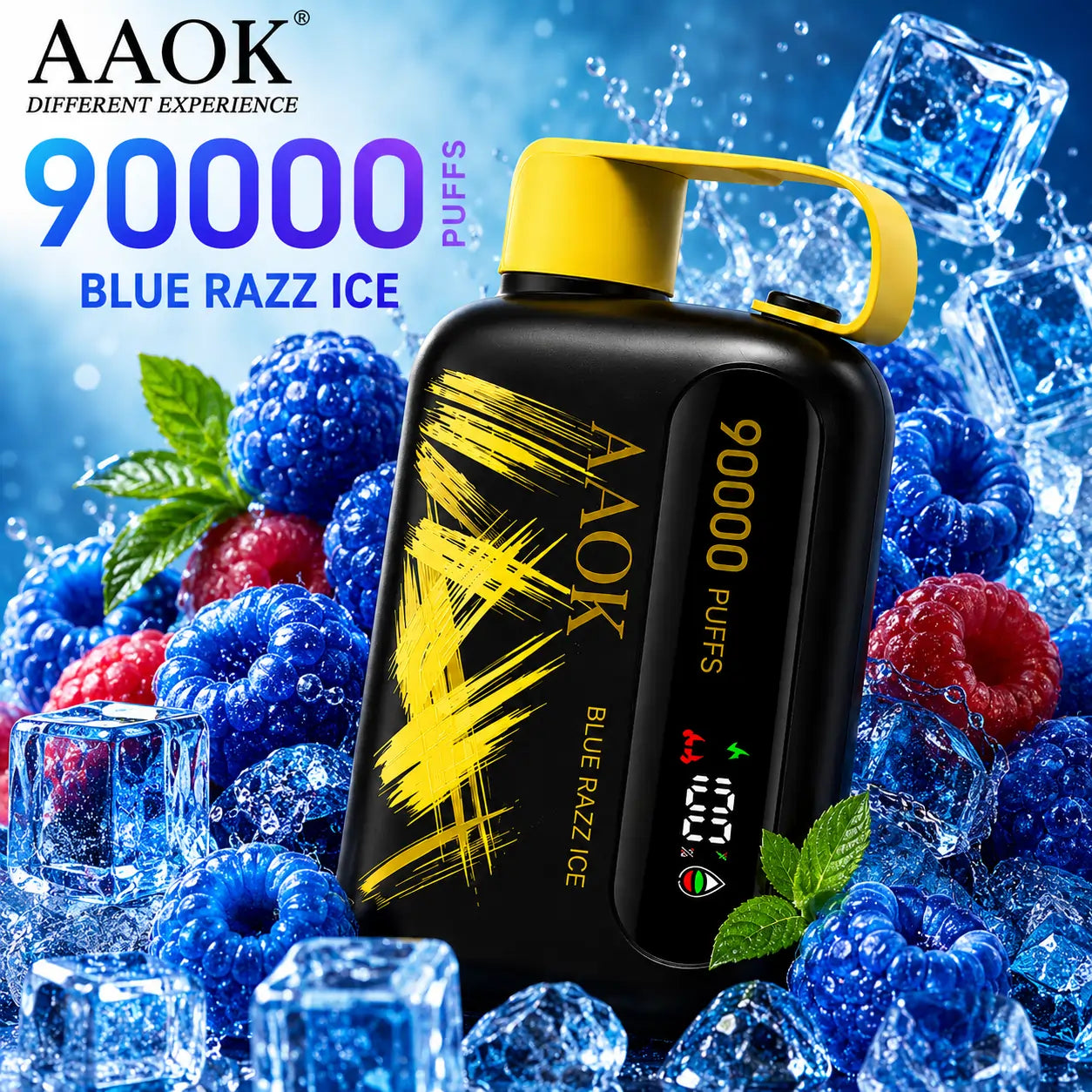 Aaok Vape 90k puffs - Blue Razz Ice