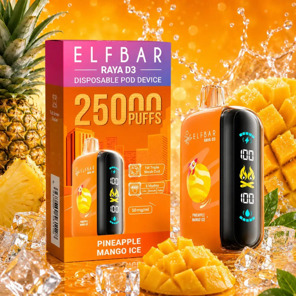 Elfbar Raya D3 Vape - Pineapple mango ice