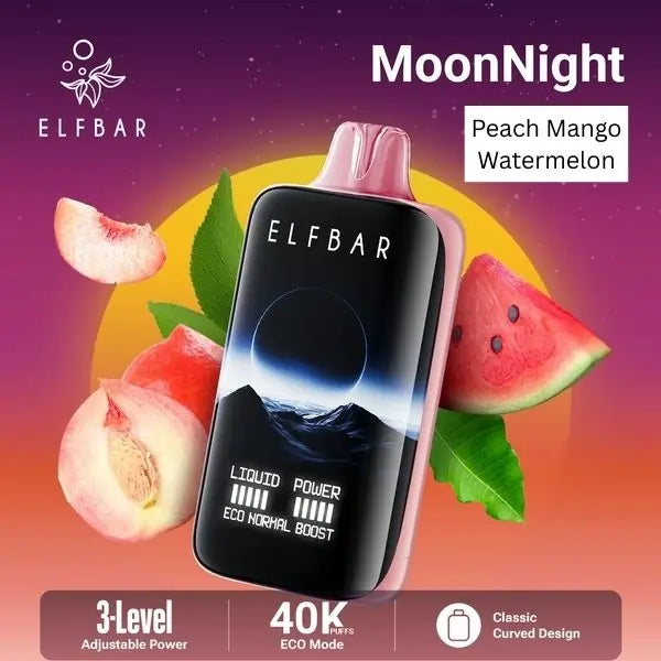 Elfbar Moonnight 40k- Peach Mango Watermelon