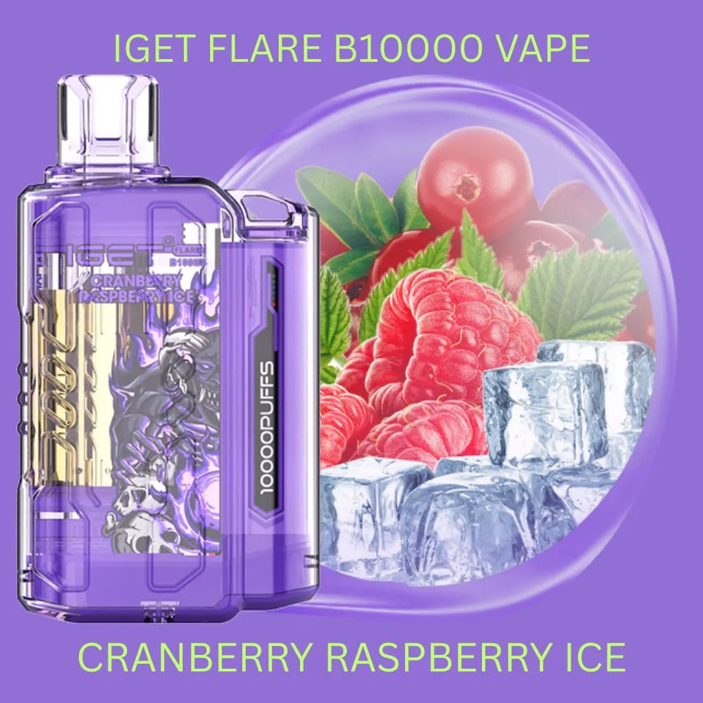 Iget flare vape online at monkbro India | Cranberry Raspberry Ice