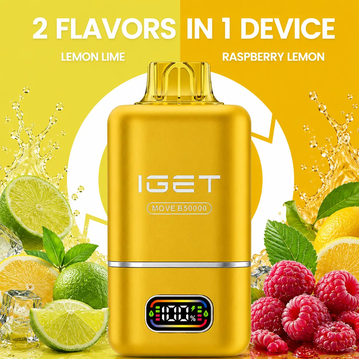 IGet Move B50000- Lemon Lime + Rasberry Lemon