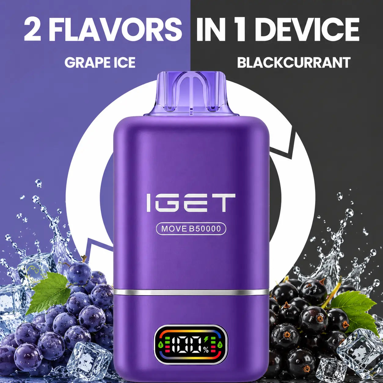IGet Move B50000 - Grape Ice+ Black Currant
