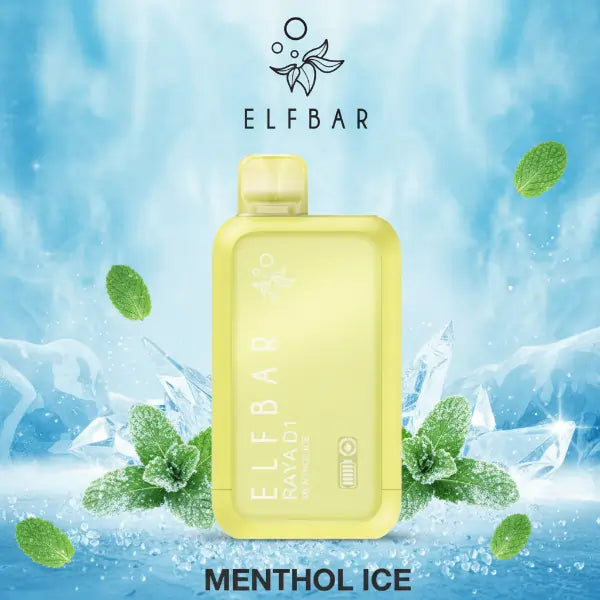 elfbar raya d1 vape - menthol ice