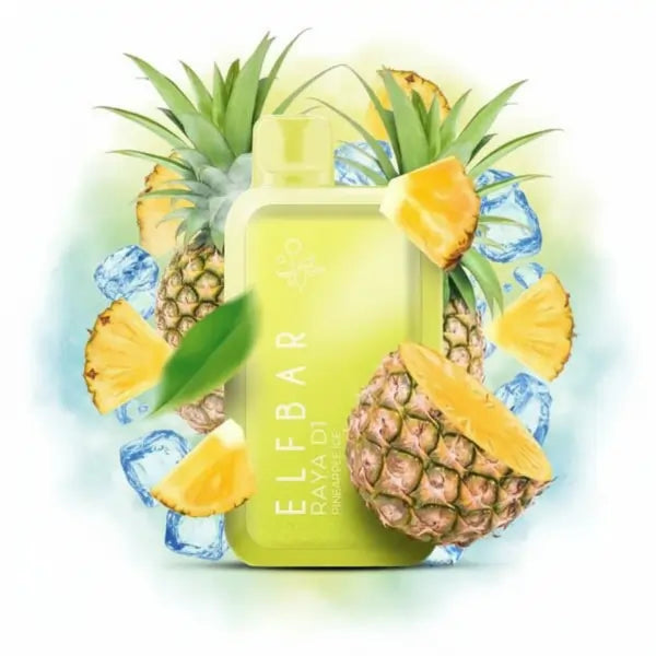 elfbar raya d1 vape - pineapple ice